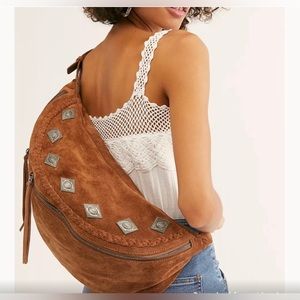 Free People Suede Sling Bag
